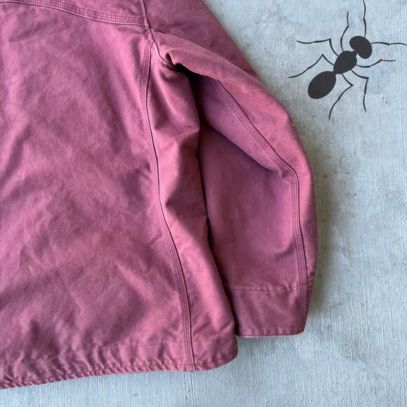 Vintage Y2K Carhartt WOMENS pink hooded work wear jacket - Picture 6 of 11